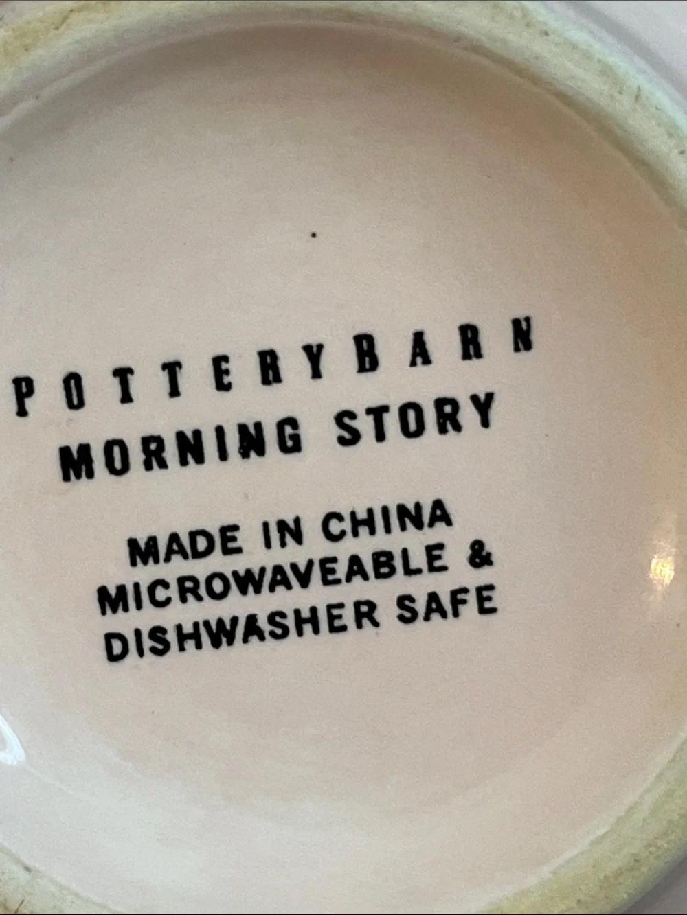 Pottery Barn-Morning Story- Creamer&Sugar Bowl W/Lid and Tray- Discontinued